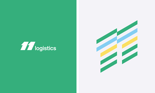 brand logo green yel...