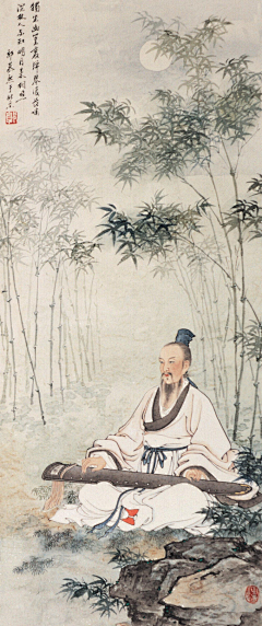 给我一杯冰的冰美式采集到中式/古风/插画/人物