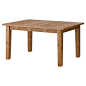 STORNÄS 斯多纳 伸缩型餐桌 - IKEA : IKEA - STORNÄS 斯多纳, 伸缩型餐桌, 带有1个加长折页。可延伸式餐桌，带有1个备用活动桌面，可坐4-6人；能够根据需要调节桌子的大小。不用时，延伸桌面可收入桌面下方，伸手可及。实心松木，天然材质，历久弥新。