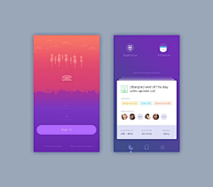 丫头姐姐么么哒采集到APP-卡片式界面