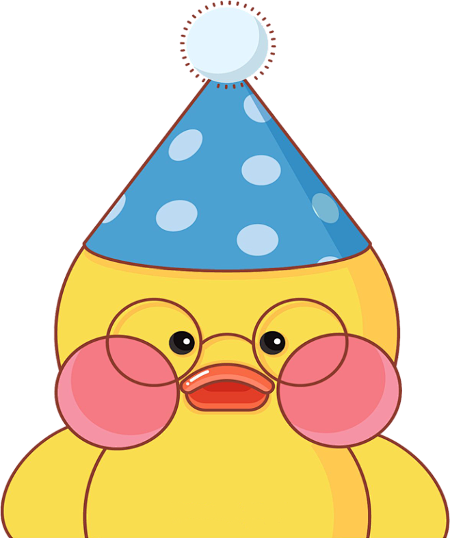 手绘玻尿酸鸭png