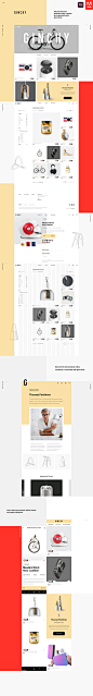 Ginchy — Social Shopping Platform for Adobe : I am happy to publish new work for Adobe XD — a social shopping platform called Ginchy. 