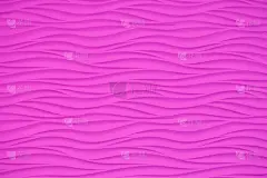 粉红色的墙壁与体积的波浪图案