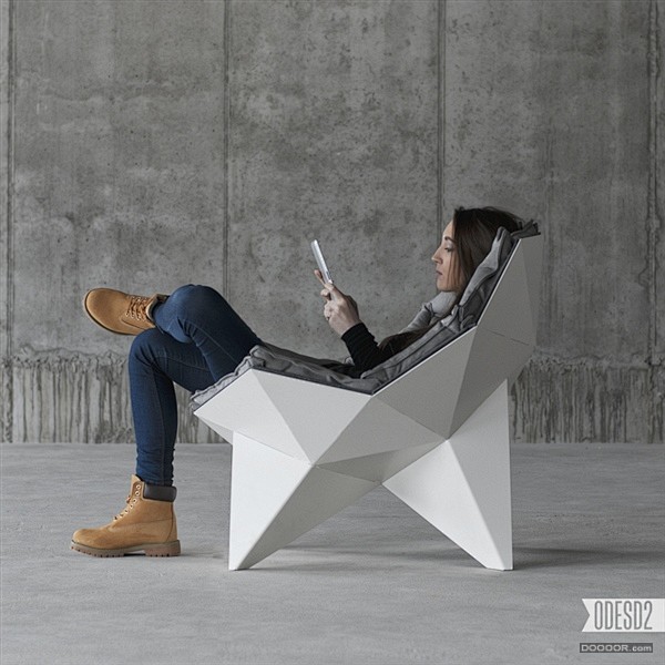 球形薄壳结构休闲椅 [14P]-产品设计