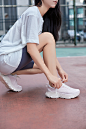 HOKA ONE ONE女款夏季邦代8公路跑鞋BONDI 8轻盈缓震透气-tmall.com天猫
