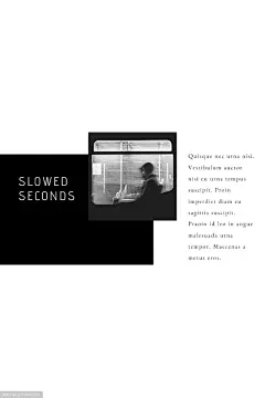 源文件-欧美时尚服装街拍画报黑白简约宣传广告海报PSD设计素材