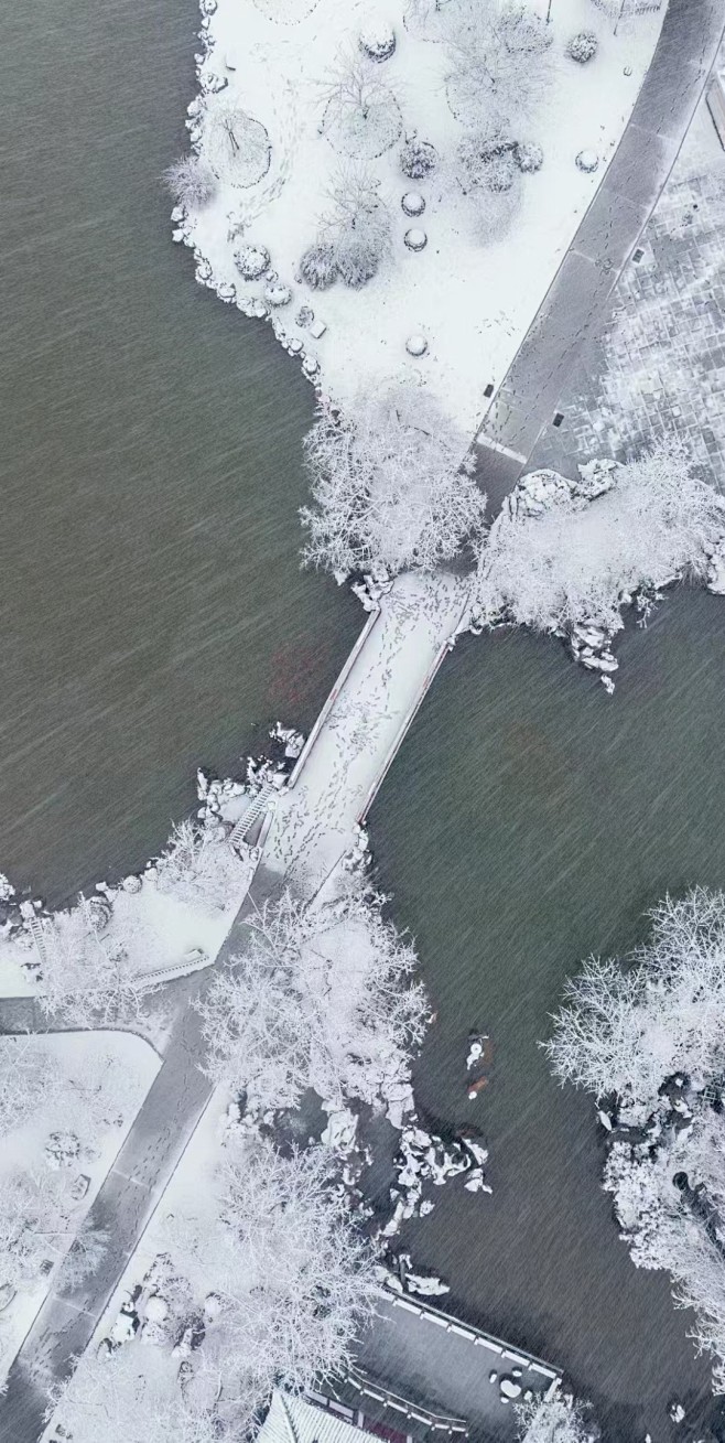 东湖雪景