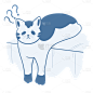 手绘-猫咪贴纸