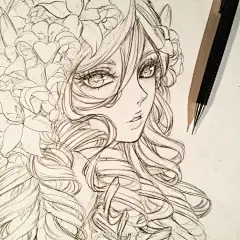 #COOLACG精选图库##插画##插画分享#
分享：画师『akyra_draws』的手绘动漫人物作品 ​​​​