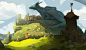 A town is a chair for a dragon, Allon Kremer : The two comrades didn't know yet where they would venture off to, but one thing was for sure. They weren't going to visit the town that day.
Even though they heard there was a great market and one of the best