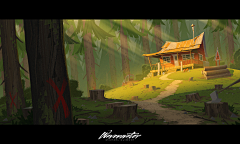 小魔菇OO采集到场景原画