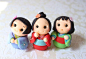 Kokeshi Dolls Cupcake Toppers@北坤人素材