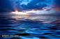 自然风景-郊外风景蓝色海洋高清摄影图片素材