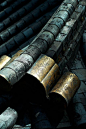 Roof details of Nikko Toshogu shrine, Japan