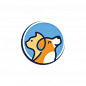 Dog cat logo template veterinary