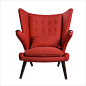 北欧单人沙发椅子 红色布艺沙发泰迪熊椅子 简约田园休闲椅子特价