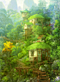 paperblue-net-forest-shack-bl.jpg (1100×1500)