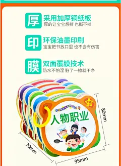 幼儿看图识物识图早教书婴儿宝宝学说话书籍撕不烂0-1-2-3到6岁绘本启蒙认知识字卡片儿童图书益智彩色认字动物小孩立体洞洞翻翻书-tmall.com天猫