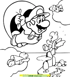 14张《马里奥游戏》兄弟马里奥和路易吉的角色卡通填色大全！ | 涂色集，涂色画打印大图 : 路易吉（Luigi）是任天堂游戏系列《超级马里奥》的一位经典角色。他是主角马里奥的弟弟，两人经常一同出现在各种冒险中。路易吉是一个身材修长的绿色人物，他通常穿着一件蓝色的工作服，上面有一个反映他职业身份的&quot;L&quot;字标志。他拥有一头黑色的短发， 14张《马里奥游戏》兄弟马里奥和路易吉的角色卡通填色大全！