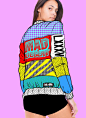 Acid Fashion 90 - MAD DECENT x LXXXV Bomber Jacket Concept. BRISSEAUX | BRISSEAUX