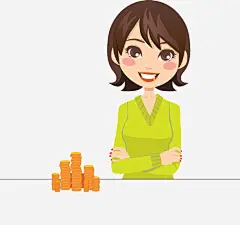 双手抱胸的短发女孩免抠素材 设计图片 免费下载 页面网页 平面电商 创意素材 png素材