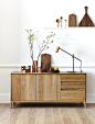 Ercol Romana Sideboard - simplel, mid century modern style.