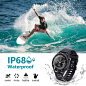 Amazon.com: Smart Watch for Men Make and Receive Bluetooth Call Activity Fitness Tracker Heart Rate Sleep Monitor Business Smartwatch Music Player IP68 Waterproof for Android iOS Compatible iPhone : Electronics