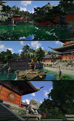 一劍霜寒十四洲采集到「建筑」古风场景