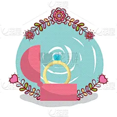 婚礼,式样,动画片,贺卡,蜜月,华丽的,事件,请柬,周年纪念,问候