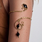 Onyx gift for women Upper arm cuff arm band spiral handmade made of brass and onyx gemstones Mother's Day Gift  tribal jewelry by energywire from Ecommmax. Find it now at http://ift.tt/2akm5Iu!