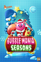 超萌消除 《Bubble Seasons》UI游戏界面