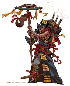 Chinese exorcism squad05, Rock D : Finally，I can find sometime to go on doing this series, and personally I really would like to make these into figures, so if you guys there who knows some way can make this happen, please feel free to contact me! Thanks