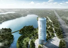 南宁五象观光塔景观建筑设计/墨照 : 南宁因植被丰富、四季常青而被中外游人盛誉为中国的“绿城”，是一座具有浓郁亚热带风光的园林城市，满街是常年常绿树木，处处有四季盛开的鲜花。南宁还是一座被水滋养的城市——南宁人在上古时代就选择水作为建设家园的地理条件，傍江而居，以江为生，因江设市。市内水系发达，以邕江为干流，大小河流有230多条，总长度4500多公里，市区内分布18条内河及十多条湖泊。 Nanningishonoredasthe‘gr...
