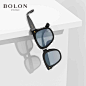 BOLON暴龙2018新款复古全框男士太阳镜圆形板材墨镜眼镜BL3022-tmall.com天猫