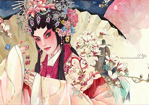 千面戏子，冷暖自知 -插画 | Alad...