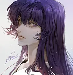 韩国画师pilyeon插画作品华丽复古西方人物原画