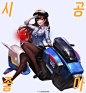 韩国游戏原画插画设计师_klss5480_CG绘画作品打包下载,CG窝
