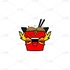 热,品牌名称,奇异的,面条,咖喱,盒子,火焰,传统,菜单,午餐