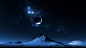 一般 3840x2160 催眠数字数字艺术艺术品 插图 自然 夜景 景观 银河星星 山 天空 星球