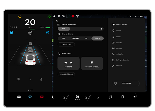 Tesla Model 3 UI – ....