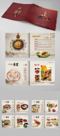 中式传统美食画册设计-众图网