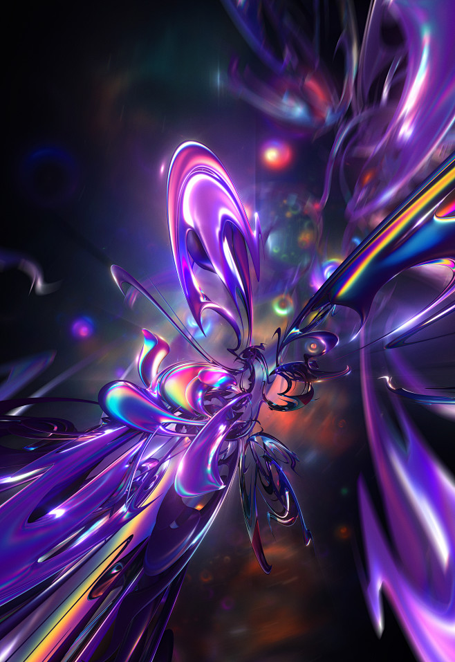 3D abstract Digital ...