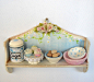 1/12TH scale - shabby chic kitchen shelf with accessories by Lory