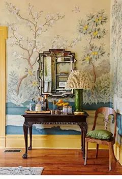 一场中国风壁纸的华丽烟雨，让优雅迤然而起，古典轻盈而落