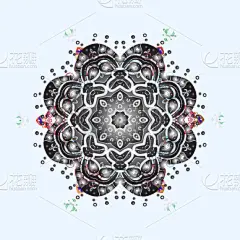 冬天,旋转类游乐,分离着色,华丽的,2019,几何形状,纺织品,图像