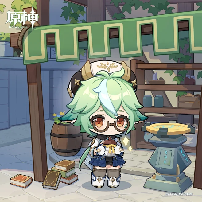 【原神/Genshin】2022角色生日Q版插图-原神社区-米游社-花瓣网