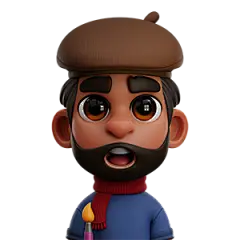 元宇宙创意3D卡通头像 PNG免抠图 01_Artist