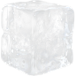 3D立体透明冰块固体冰冻凉爽元素