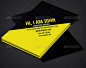 21+ Yellow Business Cards - Free Printable PSD, EPS, Word, PDF Format Download! | Free & Premium Templates : Yellow is one of the color element used to make an attraction and look professional and elegant when presenting something. As for business car