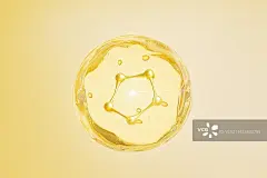 3D渲染的细胞分子精华图片图片素材